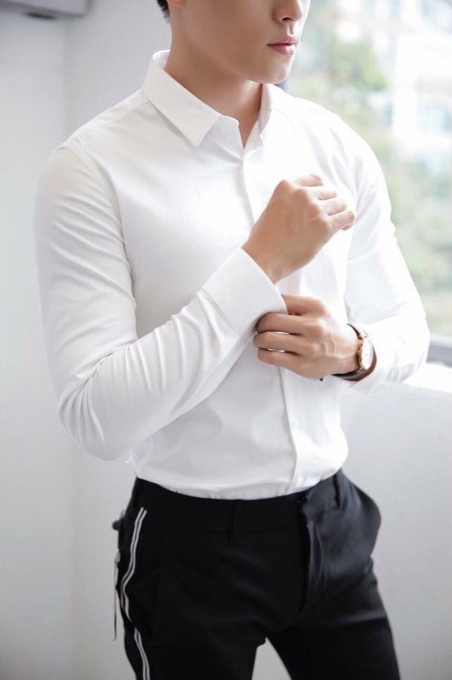 áo sơ mi trắng nam